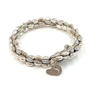Alex & Ani Vintage 66 Energy Twist Wrap Bracelet EUC